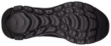 Skechers FLEX ADVANTAGE 4.0-UPSHIFT Slip-On Sneaker Slipper, Freizeitschuh im monochromen Look