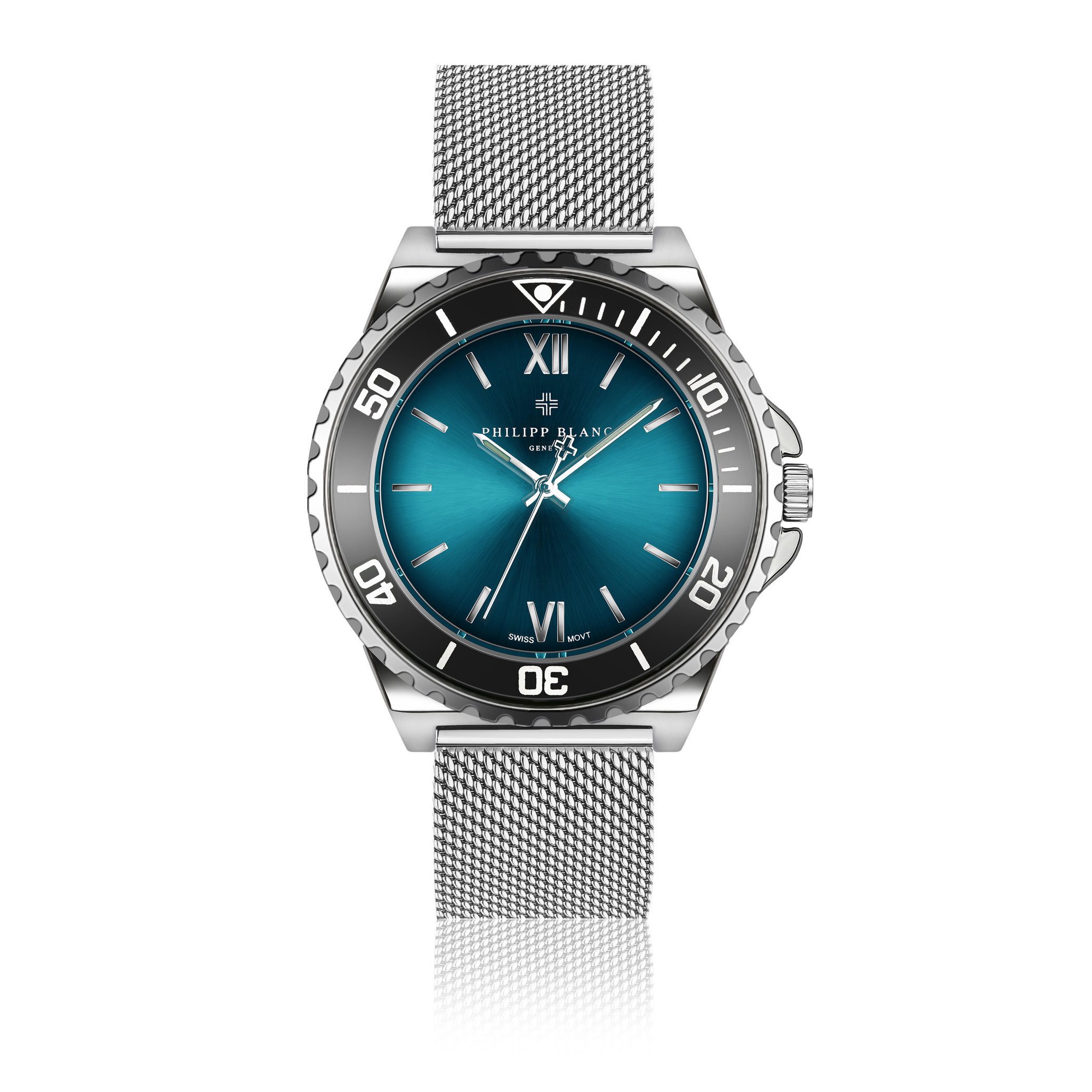 PHILIPP BLANC Quarzuhr PD1-B010S Onex Silver link