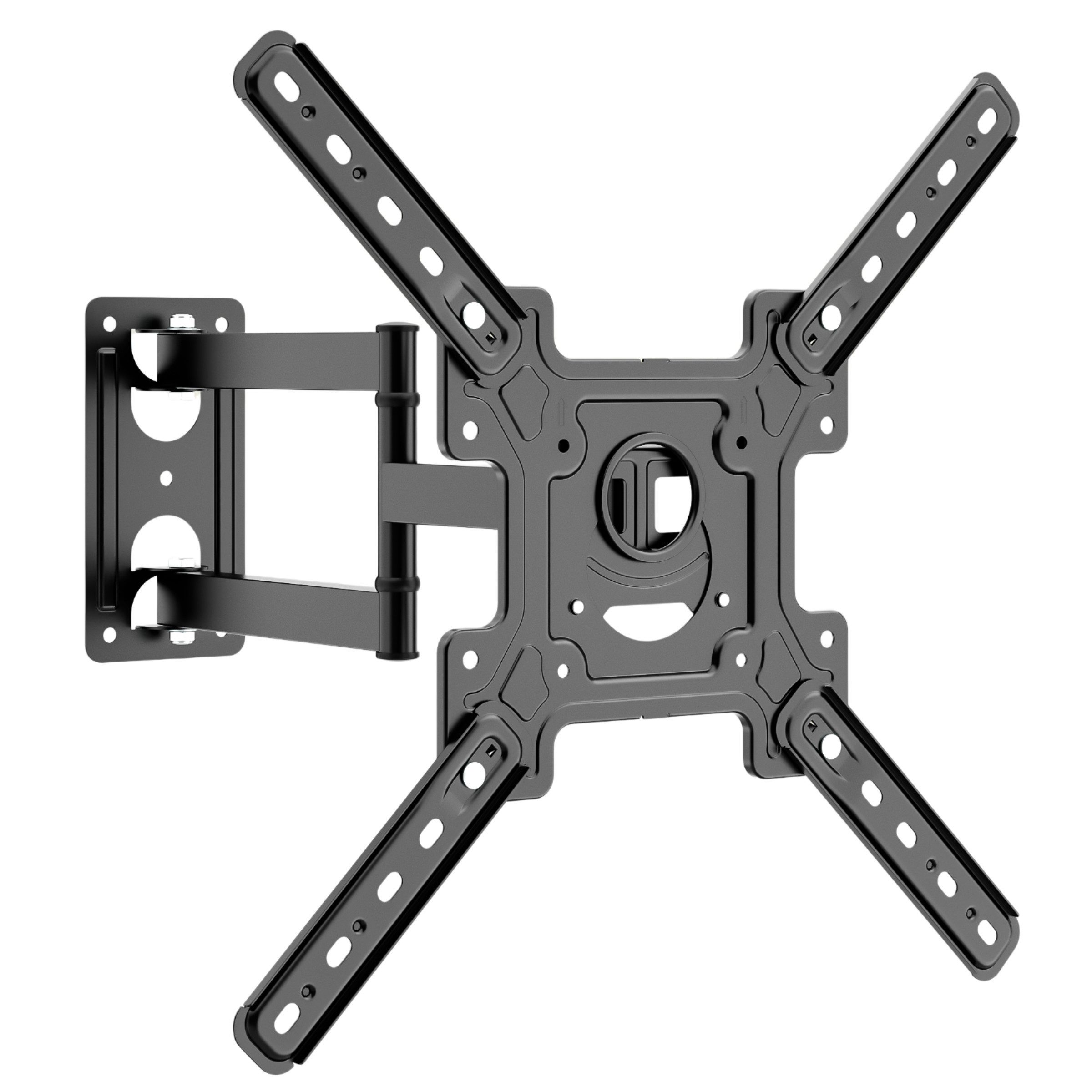 muchen TV-Wandhalterung TV Wandhalterung für 32-55zoll Fernseher Schwenkbar Neigbar Wandhalter, (bis 55 Zoll, Für Fernseher 55 50 43 40 32 26 Zoll bis zu 30 kg, Für TCL LG SAMSUNG TOSHIBA PHILIPS HISENSE Fernseher)