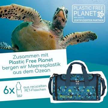 neoxx Sporttasche Champ, Petrol Extreme, aus recycelten PET-Flaschen