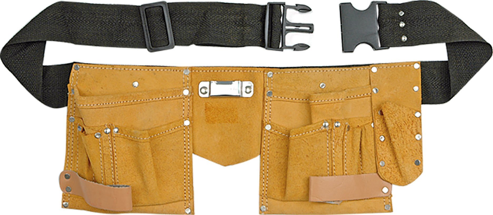 TRIZERATOP Werkzeugkoffer Assemblage d'une ceinture en cuir à 11 poches (komplett, komplett)