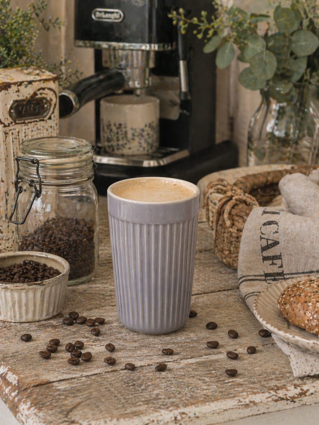 Ib Laursen Becher IB Laursen Café Latte Becher Mynte French Grey