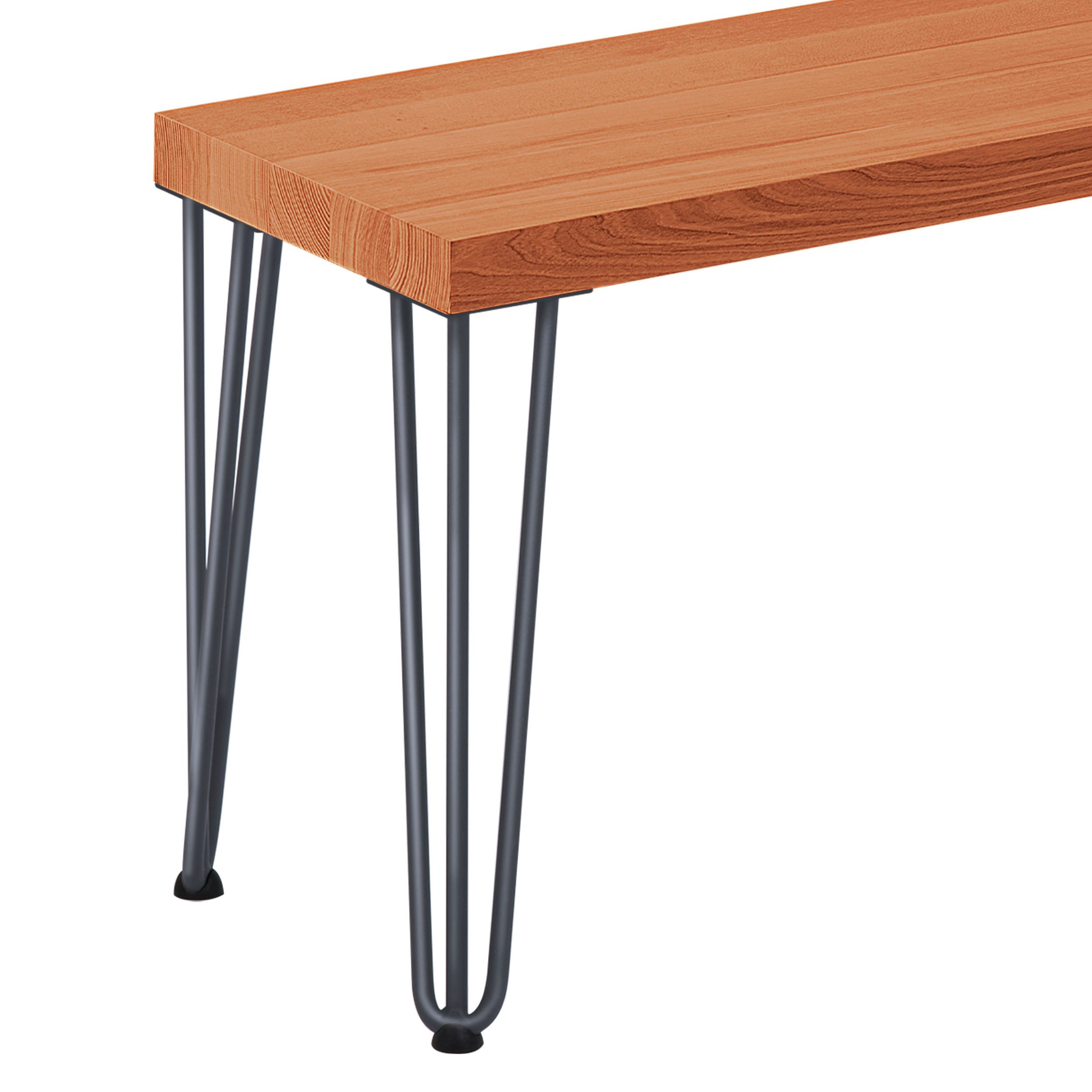 LAMO Manufaktur Sitzbank LSB Sitzbank (Komplett-Set, 5-Teilig), 40mm stake Massivholzplatte