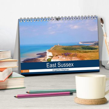 CALVENDO Wandkalender East Sussex (Tischkalender 2025 DIN A5 quer), CALVENDO Monatskalender