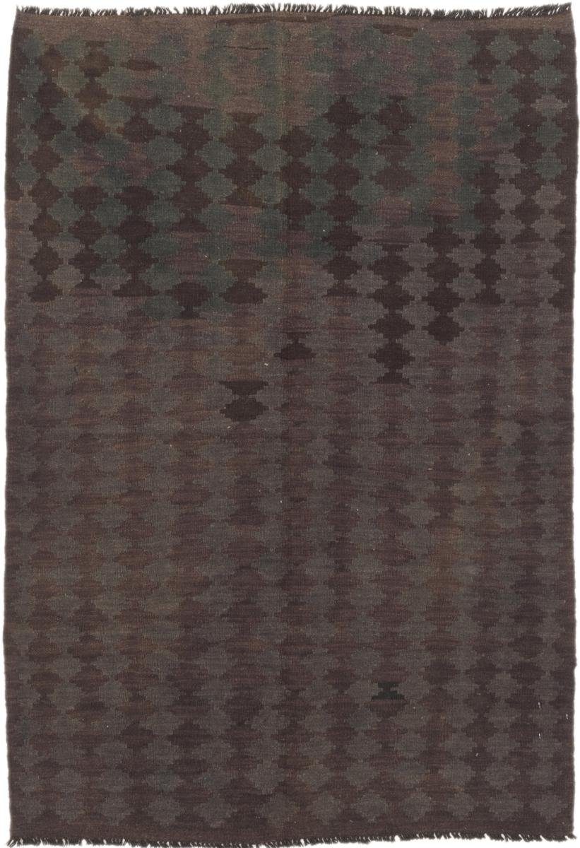 Orientteppich Kelim Afghan Heritage 125x185 Handgewebter Moderner Orientteppich, Nain Trading, rechteckig, Höhe: 3 mm | Kurzflor-Teppiche