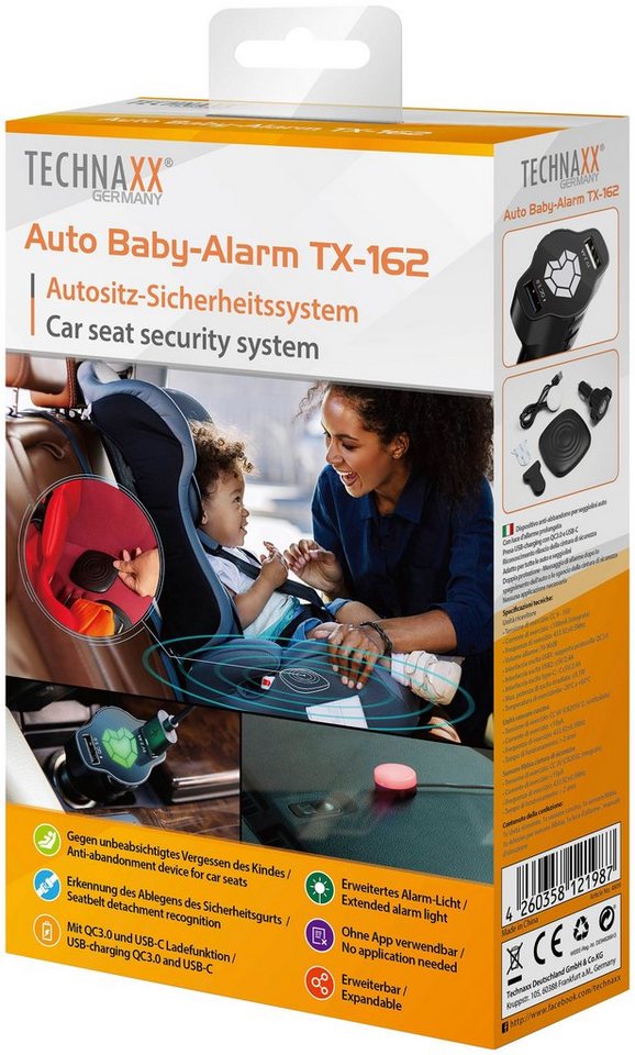Technaxx TX-162 Auto-Baby-Alarm