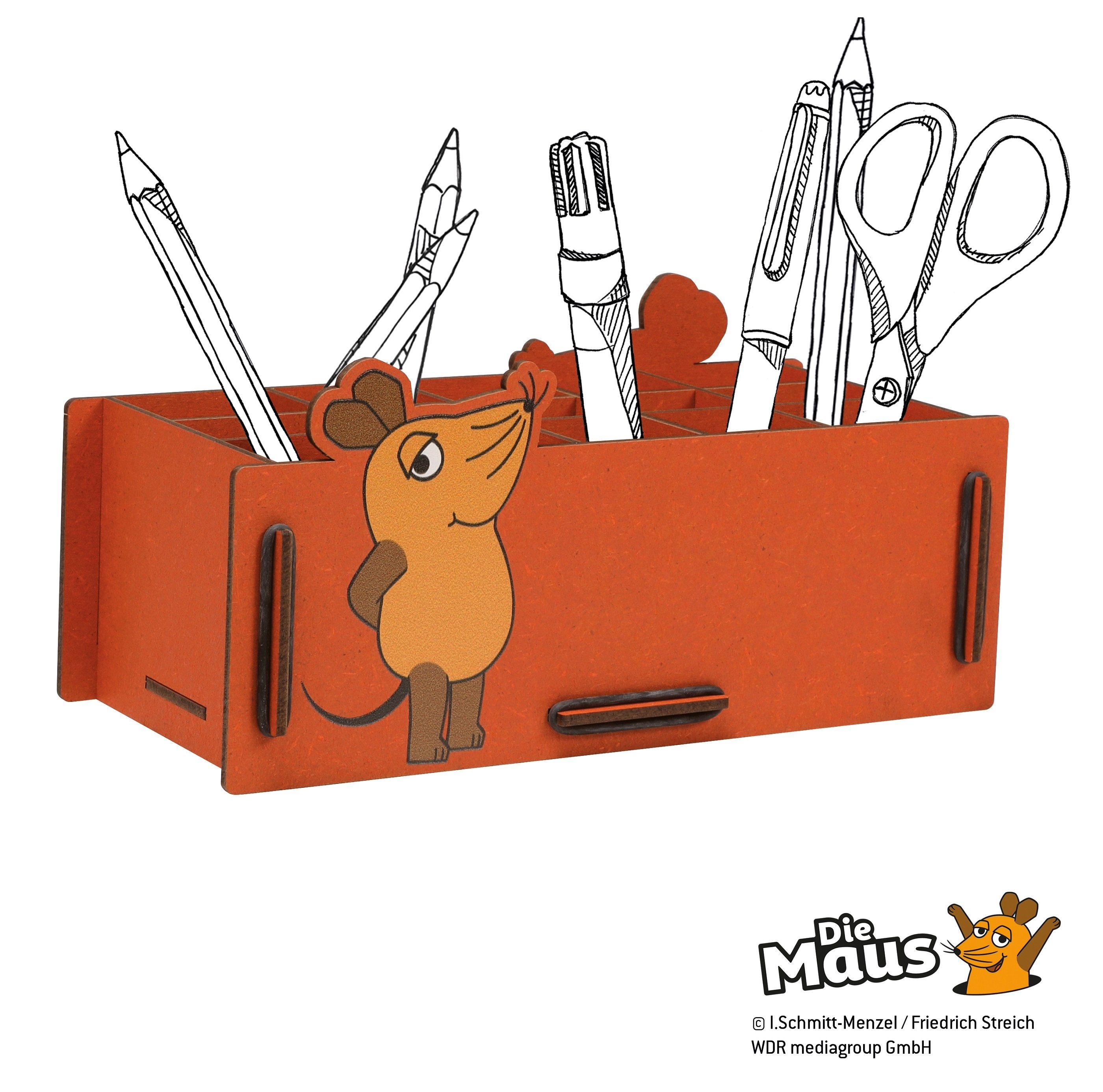 WERKHAUS® Organizer Werkhaus Stiftebox L Stifte Köcher Halter die Maus PP9825
