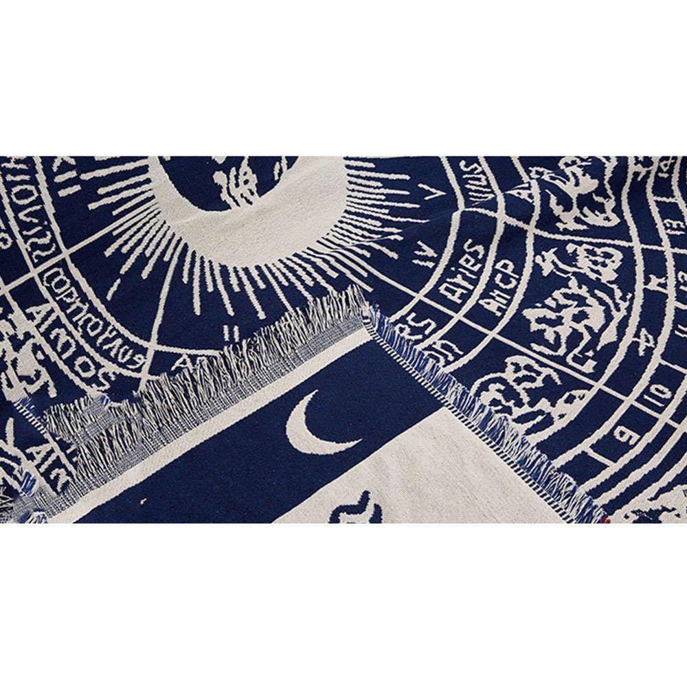 Sofaschoner Decke hochwertige Sofa Constellation überwurfdecke Muster FELIXLEO 180*300cm