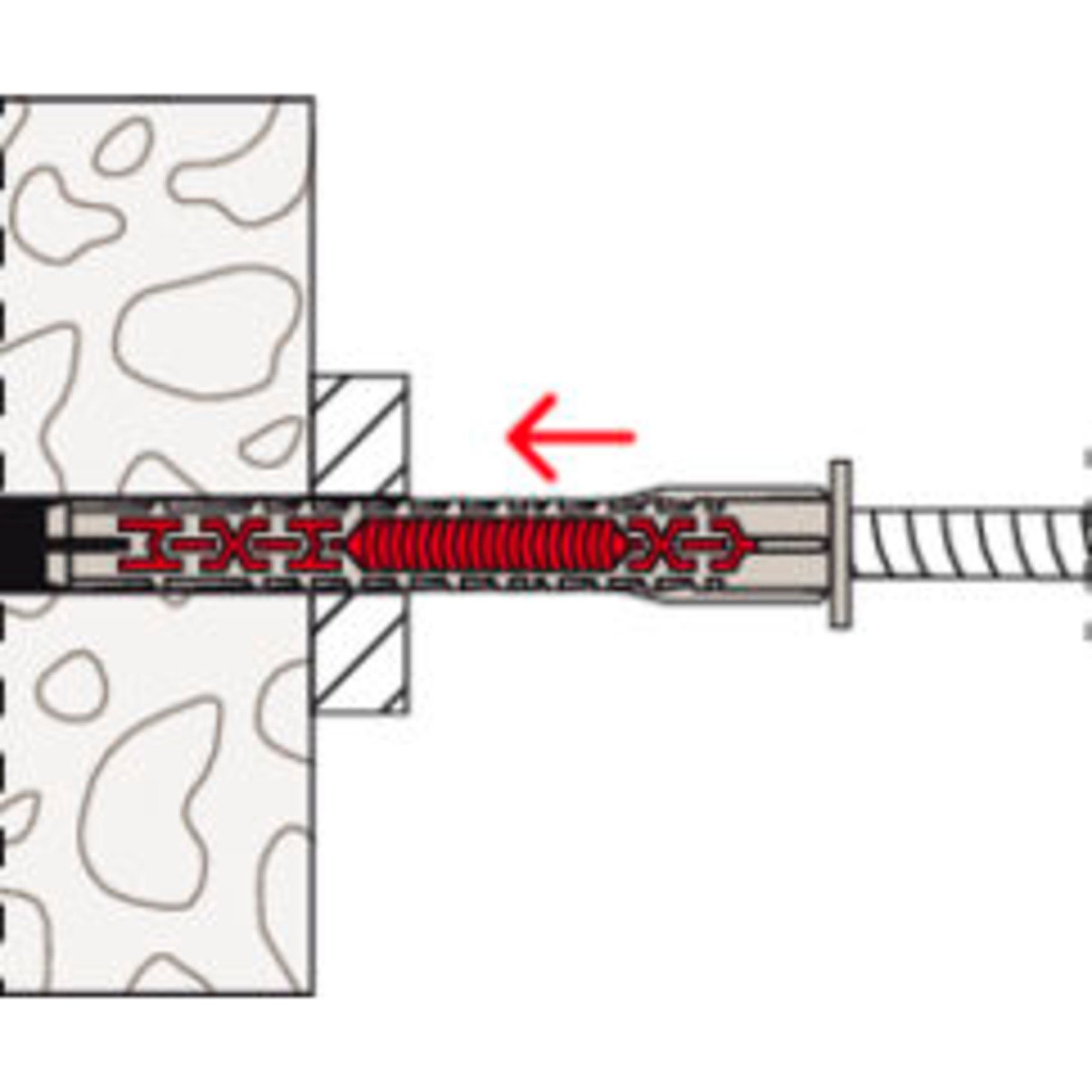 Fischer Universaldübel fischer Langschaftdübel DuoXpand 8x100 FUS, Dübel