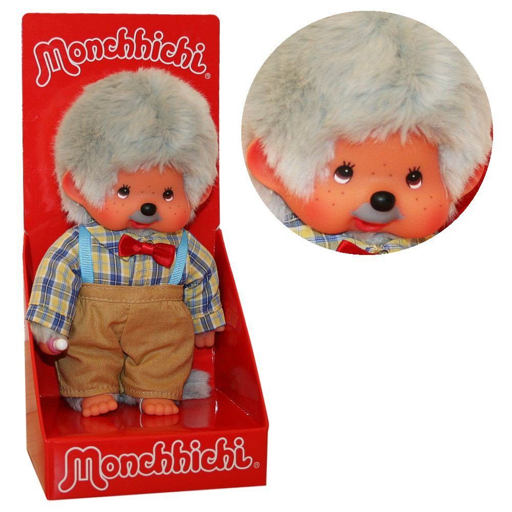 Monchhichi Plüschfigur Großvater Opa 20 cm Monchhichi Puppe Junge Opi mit g günstig online kaufen