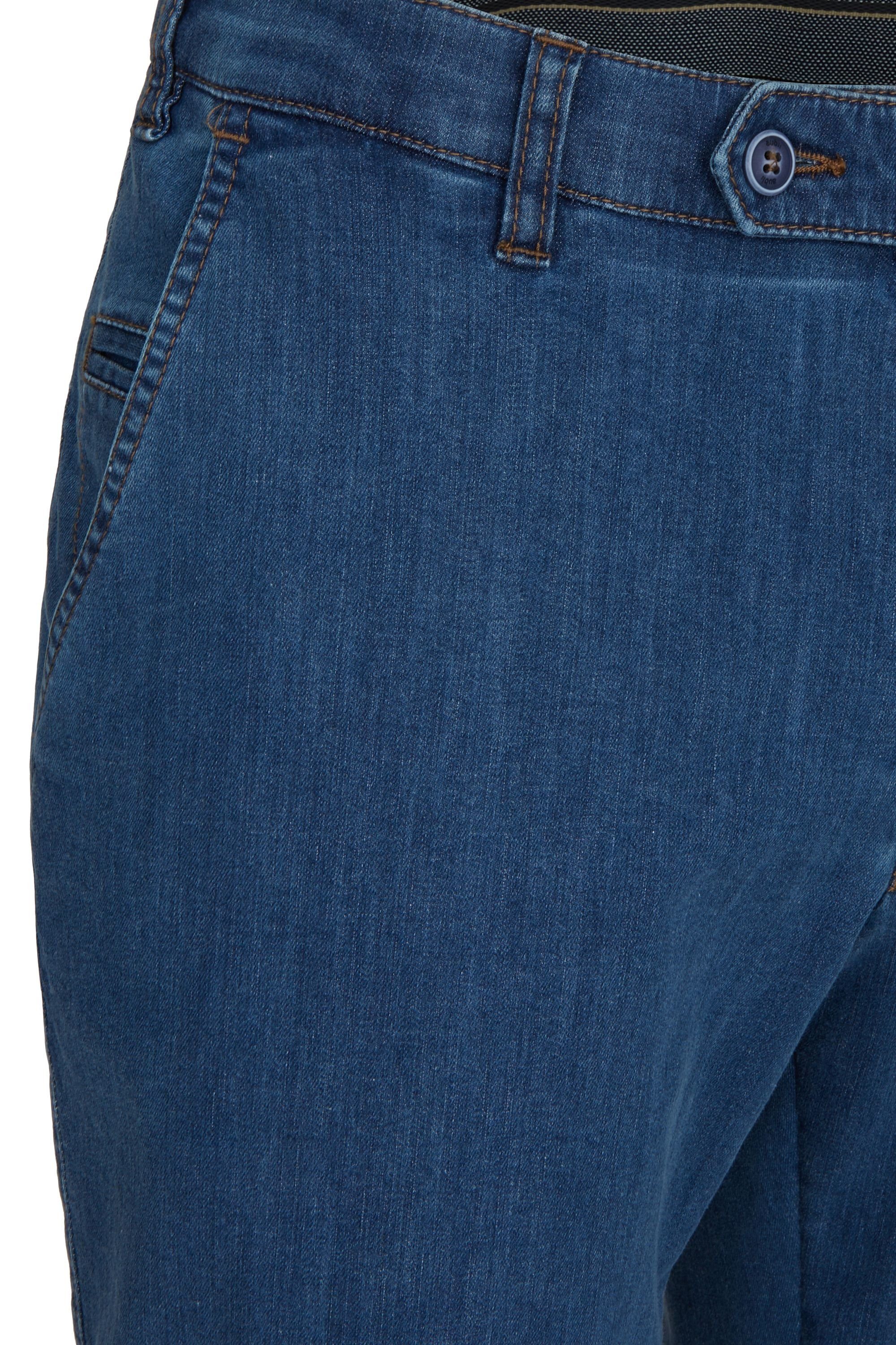 Flex Herren aubi: Fit Bequeme Stretch Perfect High Modell Hose aus Jeans Jeans stone Baumwolle Sommer 526 (46) aubi