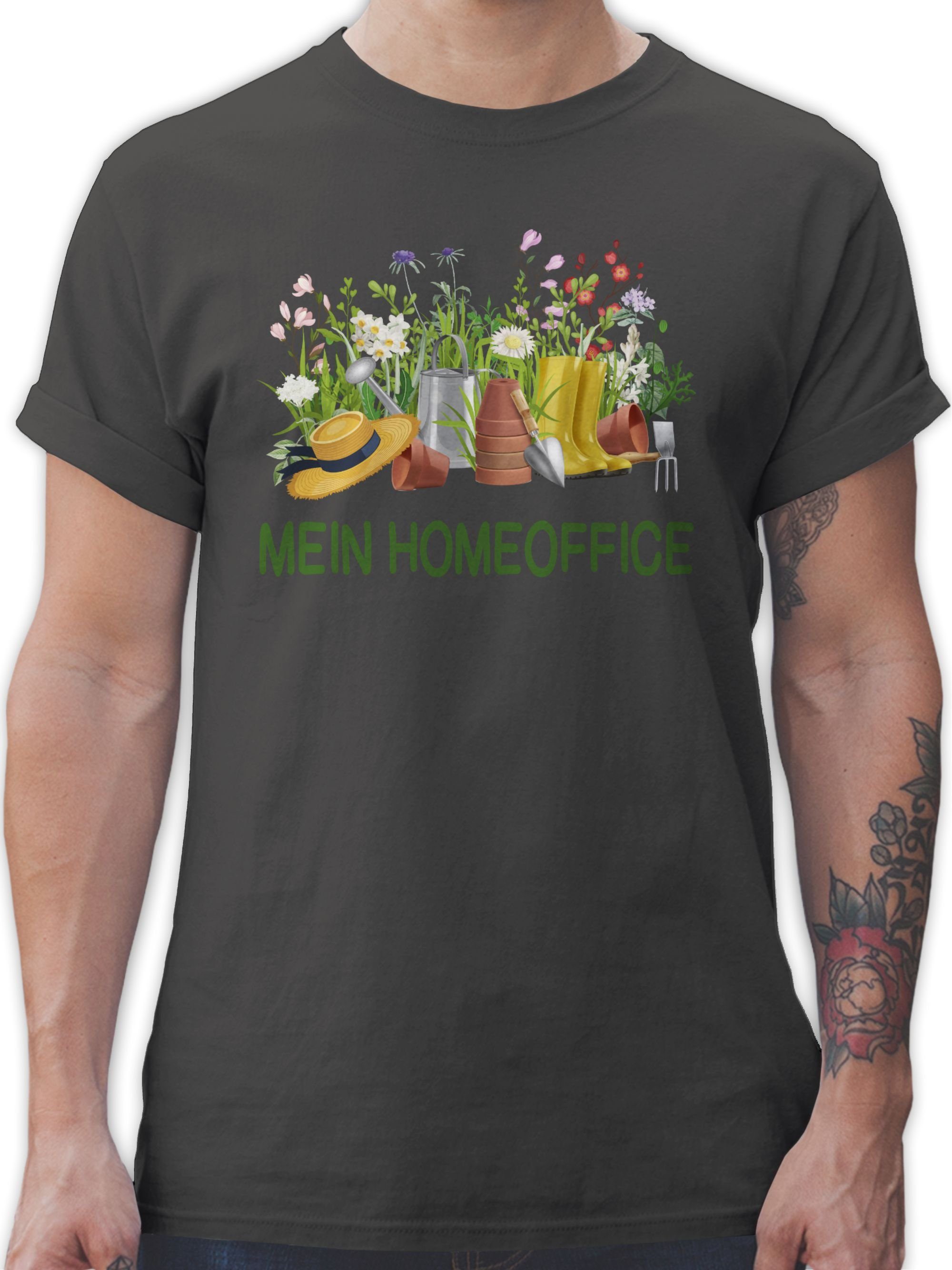 Shirtracer TShirt »Mein Homeoffice im Garten grün Hobby Outfit