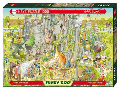 HEYE Puzzle Jurassic Habitat Puzzle, 1000 Puzzleteile