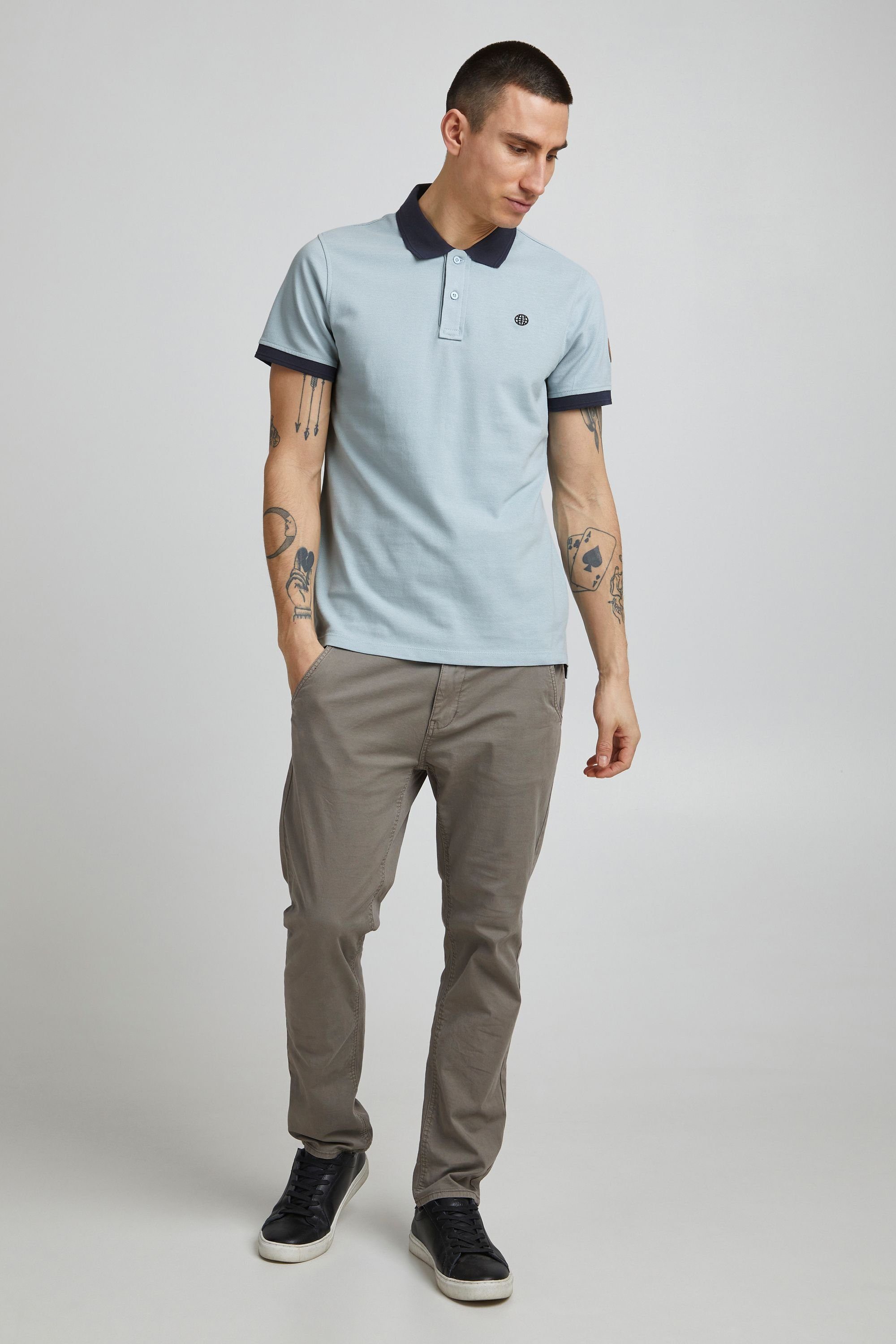 Blend Poloshirt BHRalf (1-tlg) Polo mit farblich abgesetztem Kragen