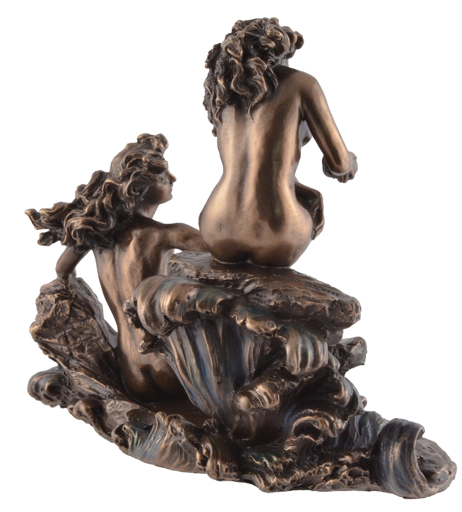 Vogler direct Veronese, ca. bronziert Sturm-Nymphen in LxBxH einer by - von 17x12x16cm bronziert, Dekofigur Hand Höhle Gmbh