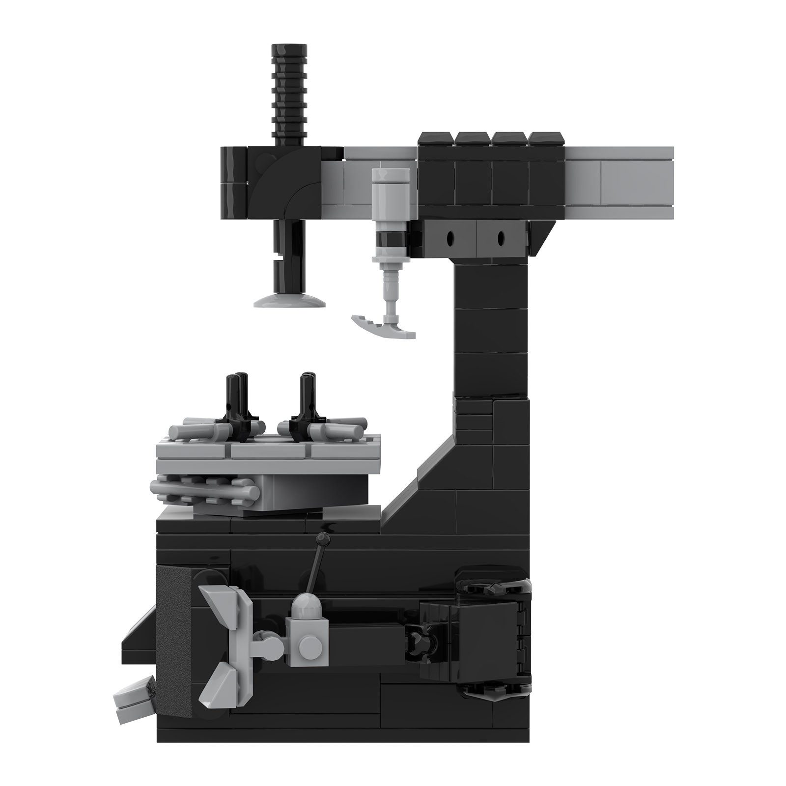 Weber GmbH Bausteine Reifenmontiermaschine Werkstatt Garage ab 6 Spielbausteine, (Packung, 188 St), Werkstatt-Bausatz – realistisches Modell