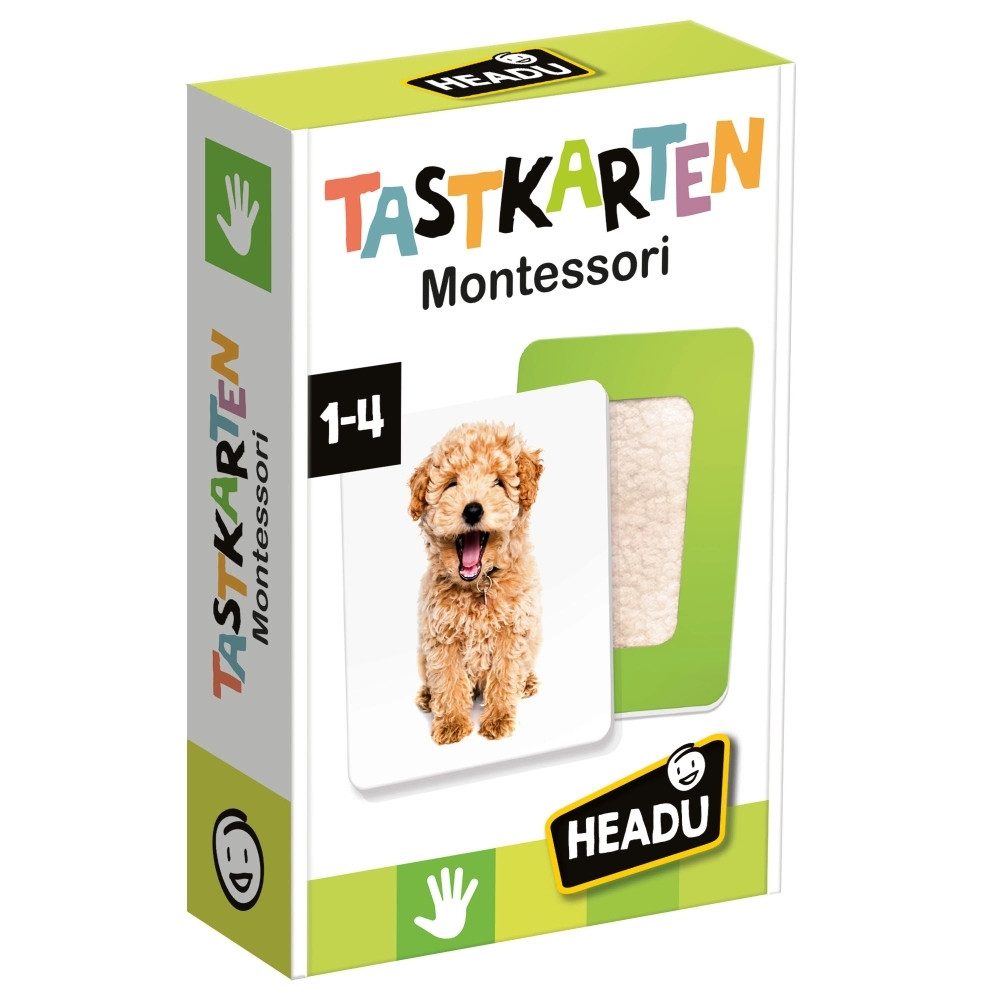Headu Lernspielzeug Headu Tastkarten Montessori