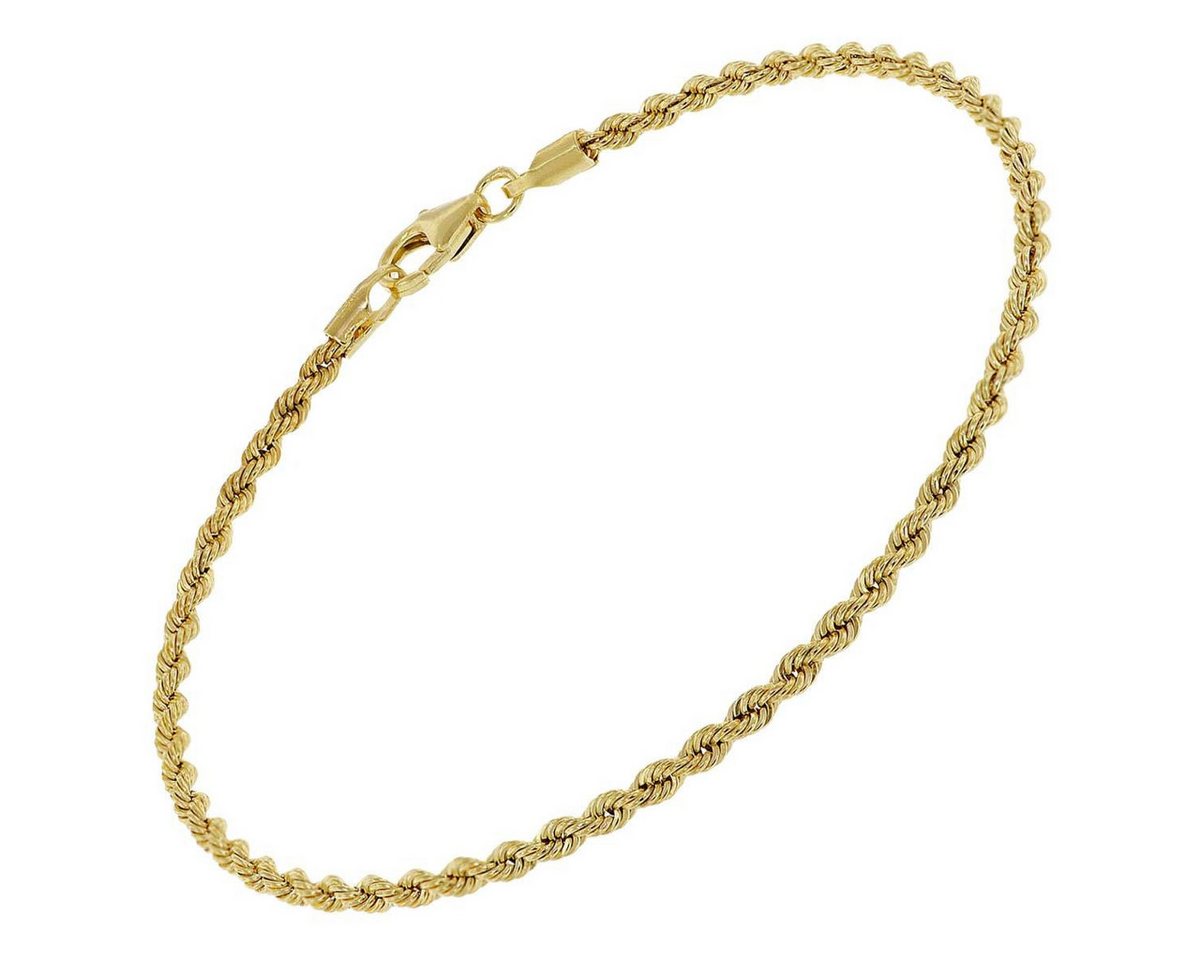 trendor Goldarmband 51881, für Damen 333 Gold / 8 Karat Kordelkette