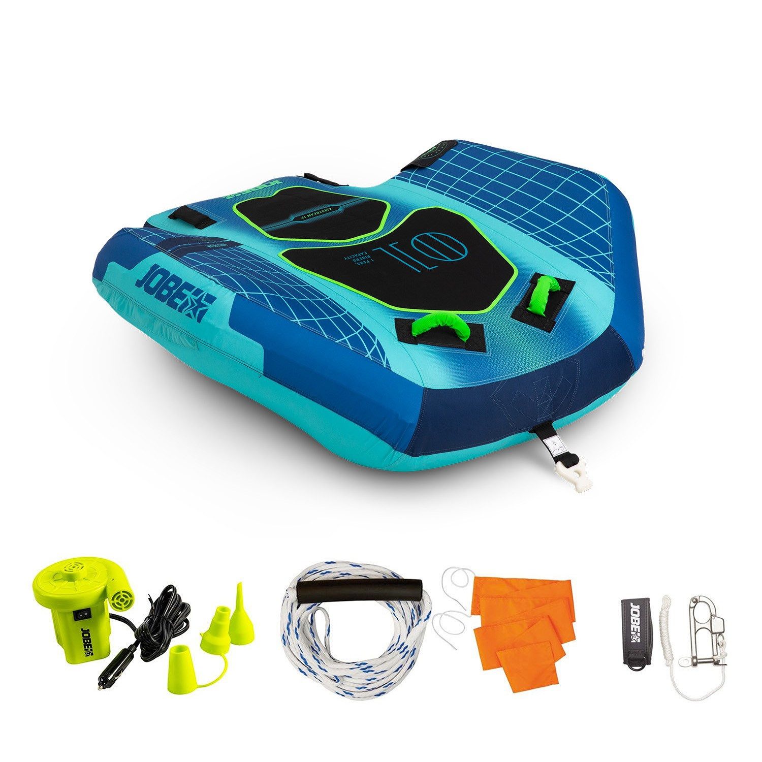 Jobe Wellenreiter Jobe Airstream 1P Package Towable Tube Wassersportreifen Bootstube