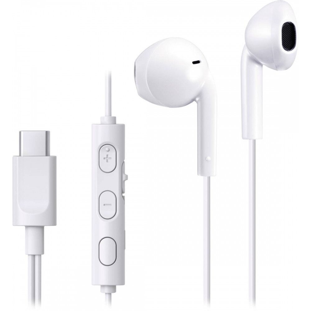 JVC HA-FR 17 USB-C Weiss In-Ear-Kopfhörer. Elektro-Kabel