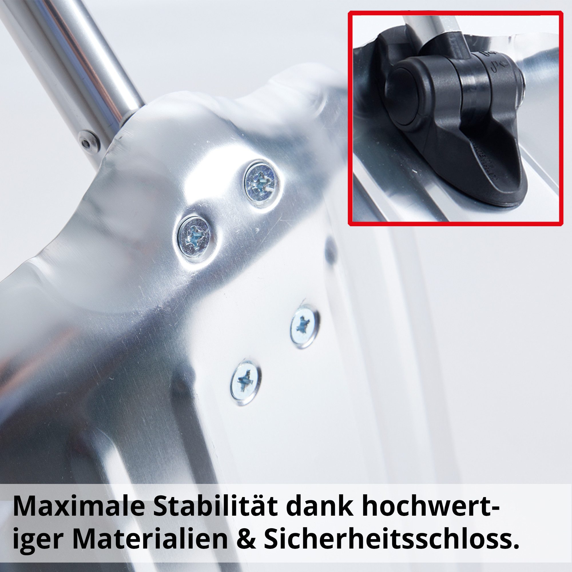 Hecht Schneeschieber 205 GT Teleskop klappbar Auto-Schneeschaufel Alu, 20,5 cm Arbeitsbreite, mit 37 cm langem Stiel, kompakt rostfrei ideal für Reise Pendler & – Bild 4 von 5