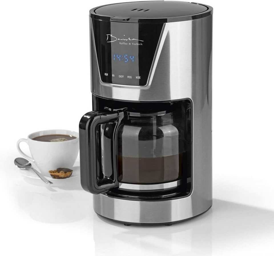 12 Barista Filterkaffeemaschine, Tassen bis Edelstahl