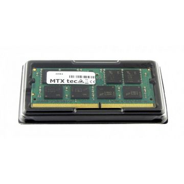 MTXtec 16GB Notebook SODIMM DDR4 PC4-19200, 2400MHz 260 pin Laptop-Arbeitsspeicher