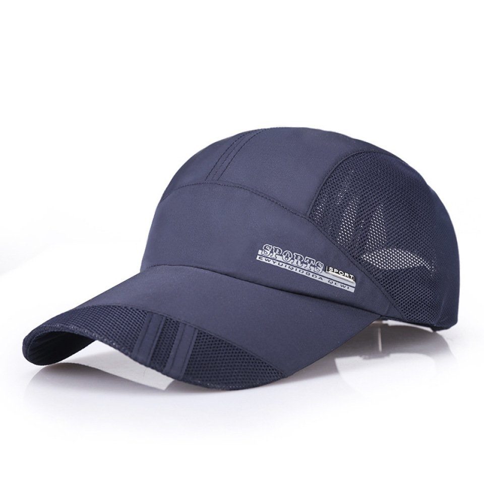 Blusmart Baseball Cap Kappe Baseball Mesh Design Kappe Lässig Sonnenschutz Sonnenhut Navy blau