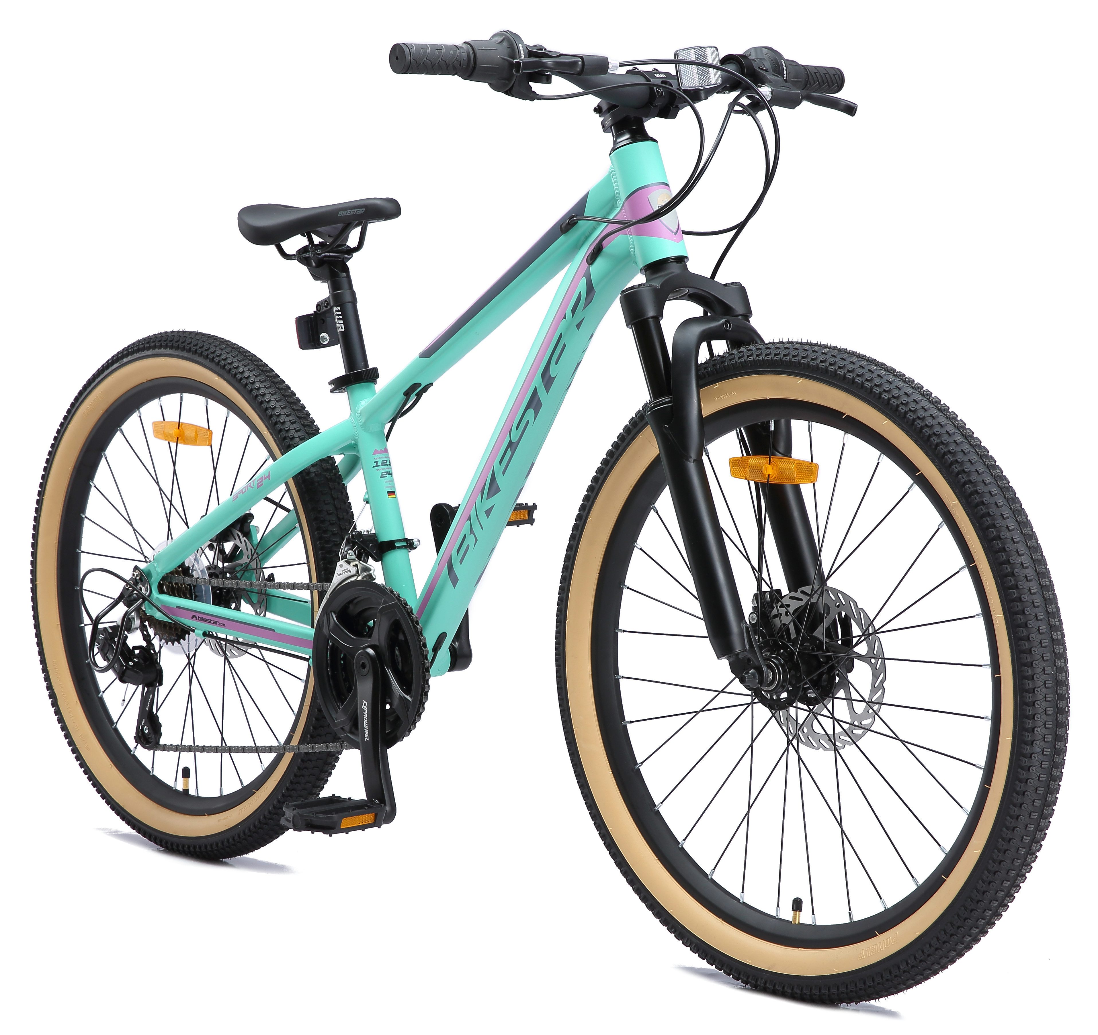 Bikestar Jugendfahrrad, 21 Gang Shimano RD-TY21 Schaltwerk, Kettenschaltung
