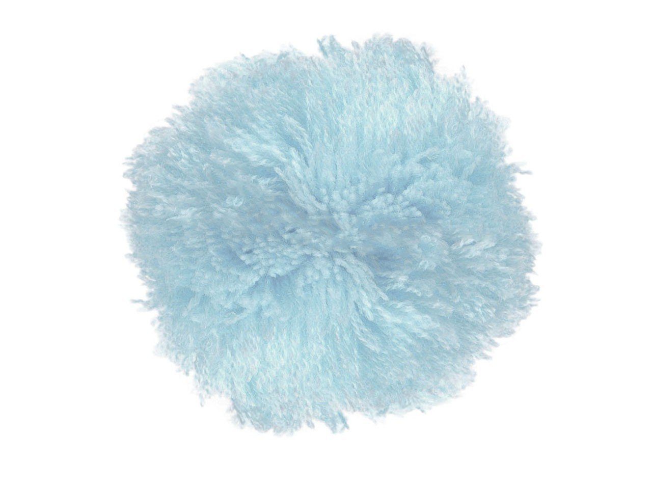 maDDma Pompon 2 Bommeln / Wollbommeln / Pompon, 7cm (2 Stück), hellblau