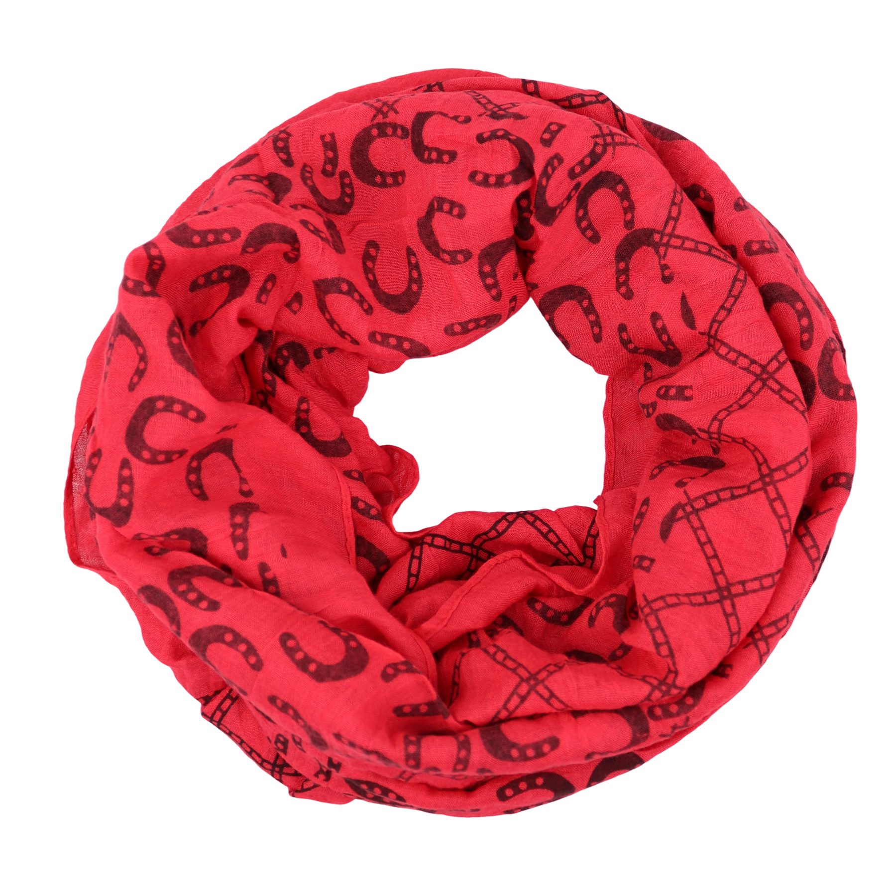 MIRROSI Loop Damen Schal Weich aus 50% Baumwolle 50% Viskose Schlauchschal, günstig online kaufen