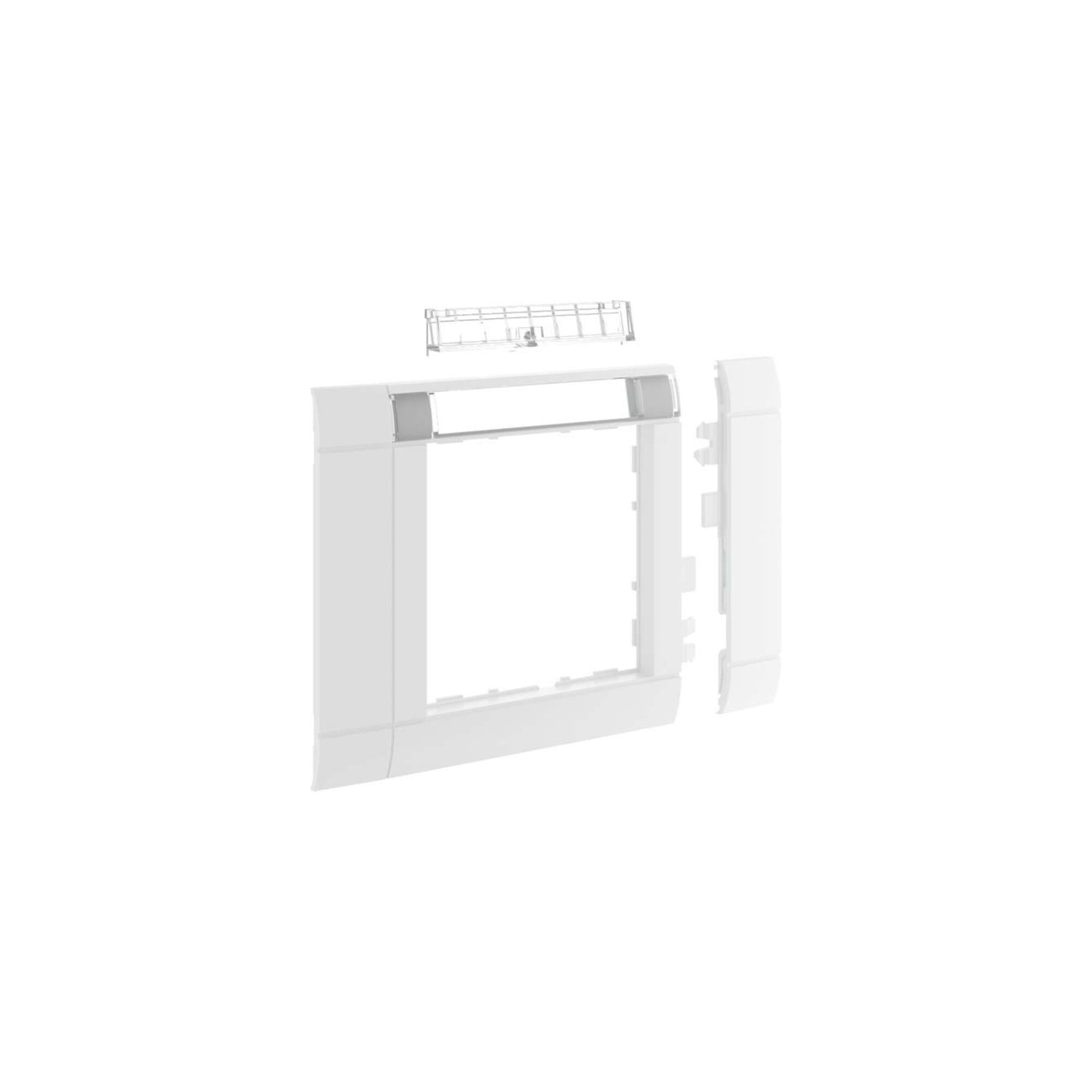 Hager Abdeckplatte Tehalit Rahmenblende 55 modular OT 80 halogenfrei GR0802A vws
