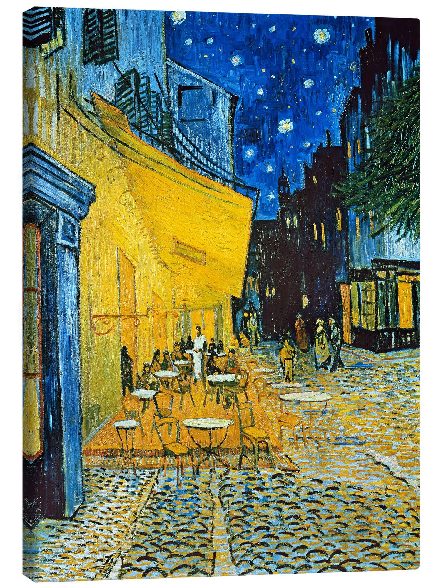 Posterlounge Leinwandbild Vincent van Gogh, Caféterrasse günstig online kaufen
