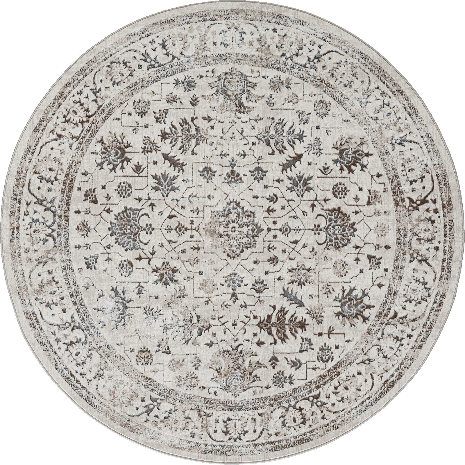 the carpet Teppich »Mila«, rund, 8 mm Höhe, moderner Wohnzimmer Teppich ele günstig online kaufen