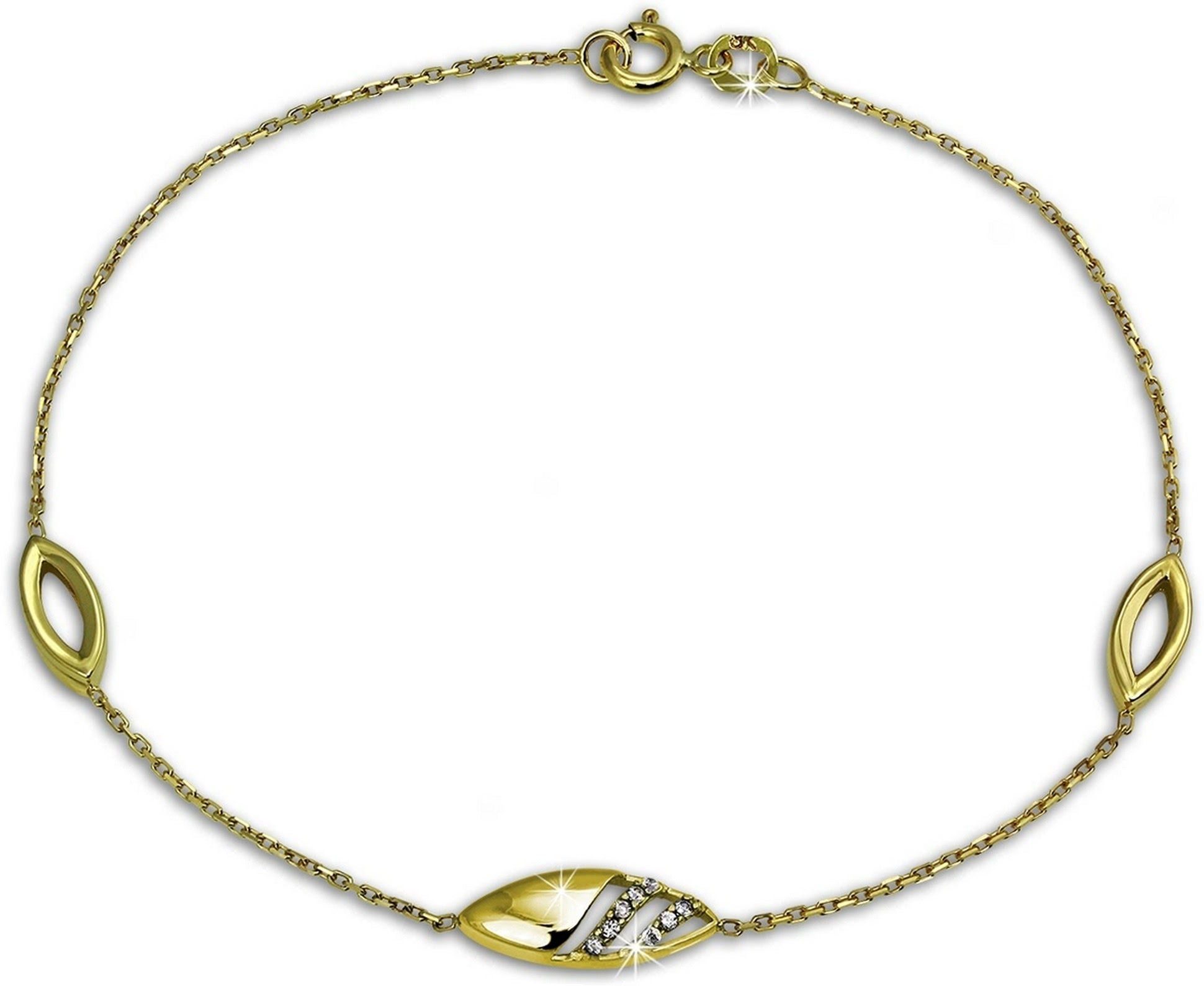 GoldDream Goldarmband GoldDream Armband Damen 333 Gelbgold 8K (Armband), Echtgold  Armband ca. 18,5cm, Gold, 333er