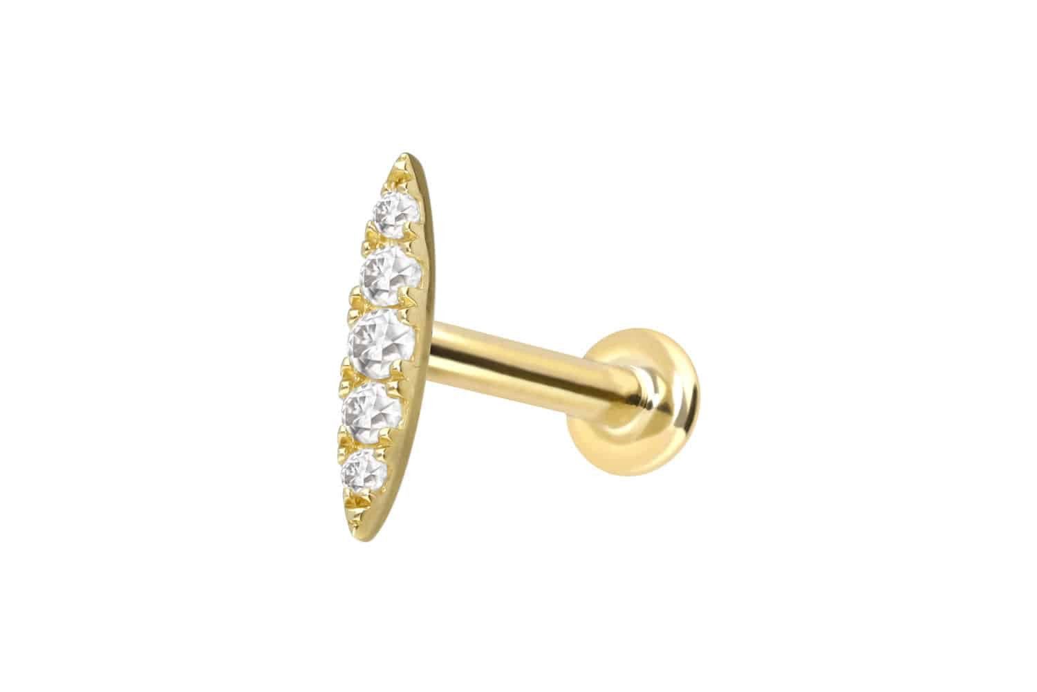 14 Karat-Goldfarben