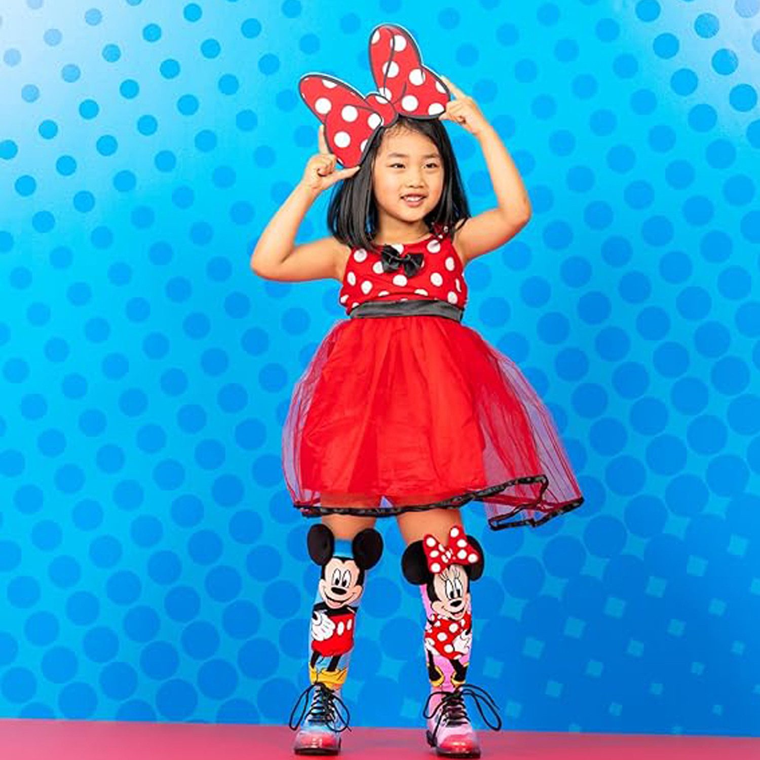 Heinrich Bauer Socken Mickey & Minnie Socken Bunt mit 3D-Ohren für Disney-Fans – Bild 5 von 5