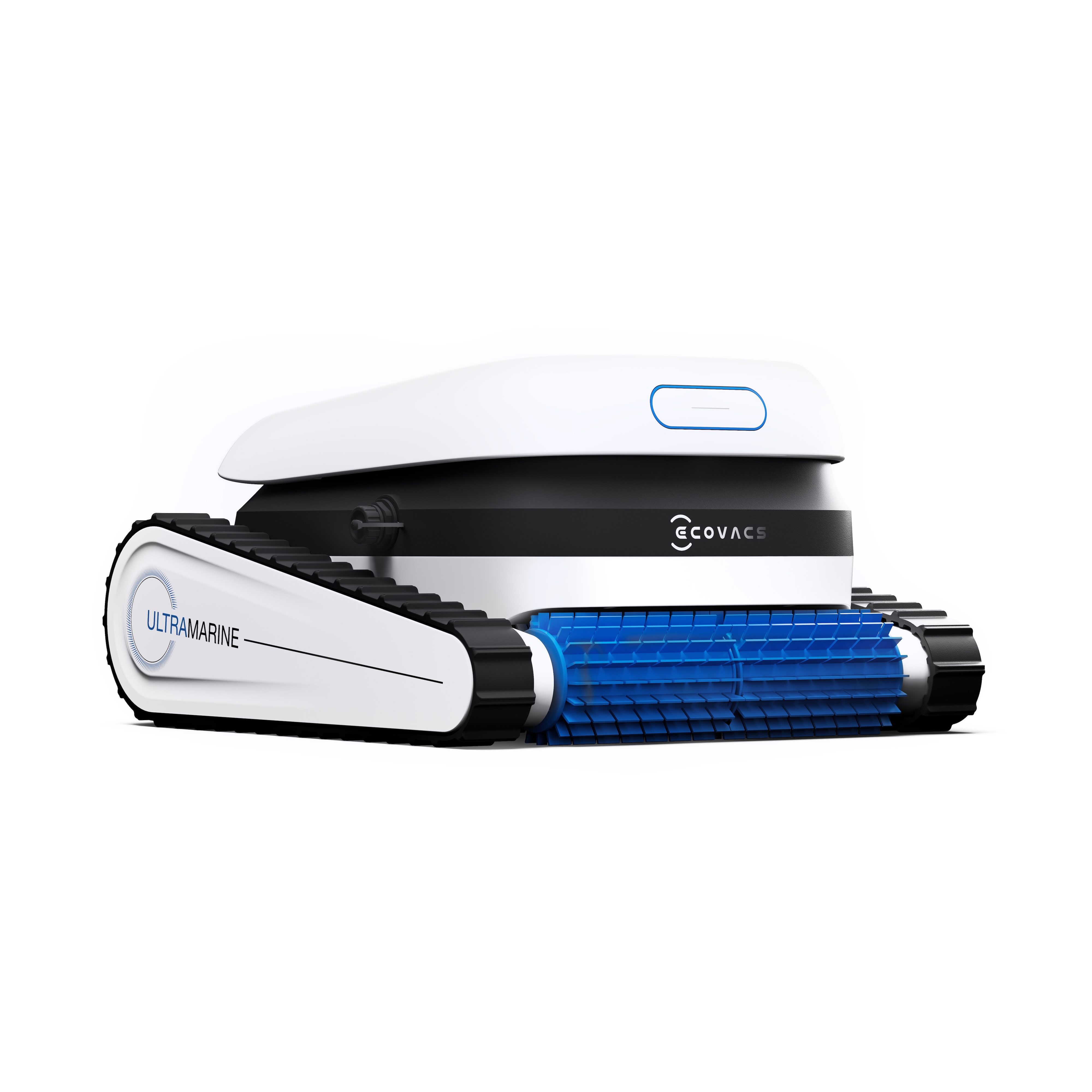 ECOVACS Poolbodensauger ULTRAMARINE P1, (UltraPure-Saugkraft: 18.200 l/h, 4 Bürsten & 2-Schicht-Filter), Vollautomatisch & kabellos, mit SmartNavi-Navigation