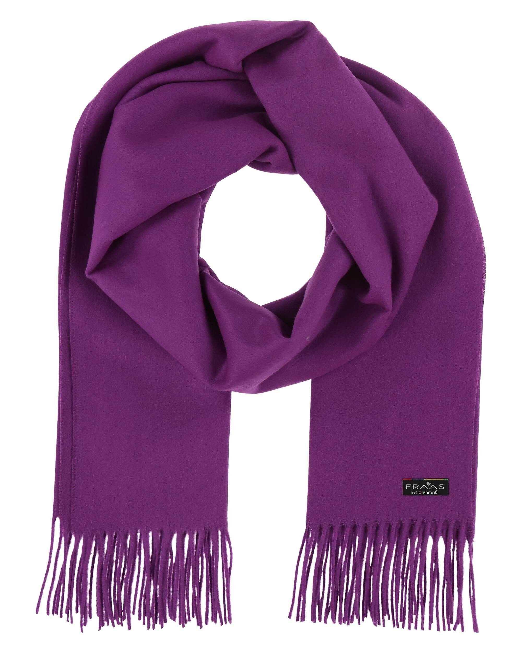 Fraas Modeschal Cashmink® Schal, (1-St), Co2 neutral royal purple