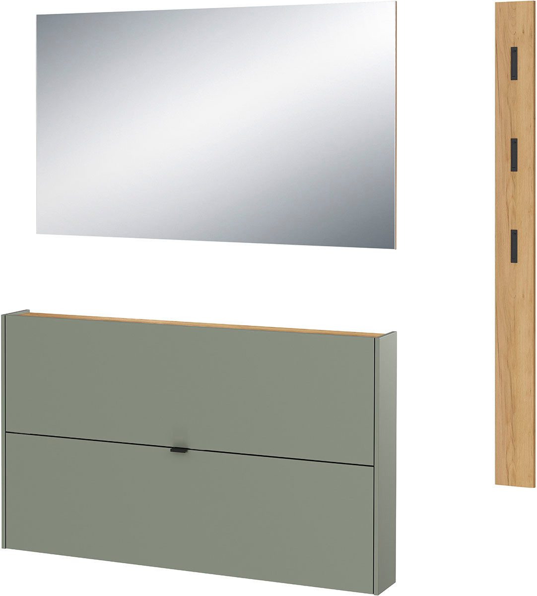 GERMANIA Garderoben-Set Ameca, (3-St), Garderoben-Set aus Schuhkipper, Spie günstig online kaufen