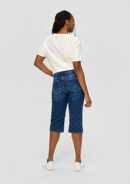 QS Bequeme Jeans Capri-Jeans Catie / Slim Fit / Mid Rise / Slim Leg