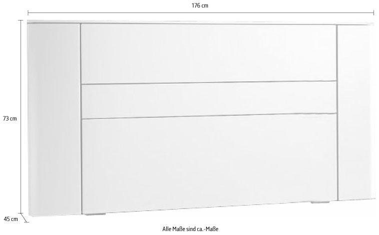 hülsta Sideboard »GENTIS«, Breite 176 cm, inklusive Liefer- und Montageservice durch hülsta Monteure-Otto
