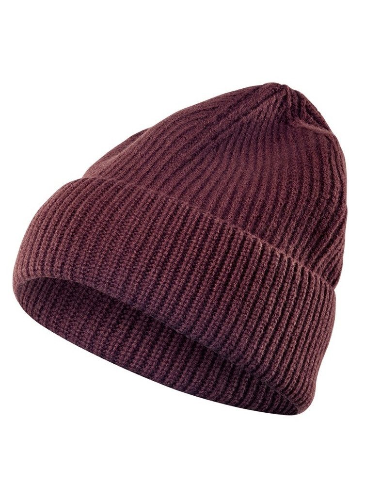 FALKE Beanie Wintermütze - warm, gerippt - burgundrot - 1 Stück günstig online kaufen
