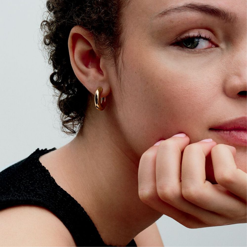 Pandora Paar Creolen 263266C00, Creolen, Rund, Offen, vergoldet, Pandora, K günstig online kaufen