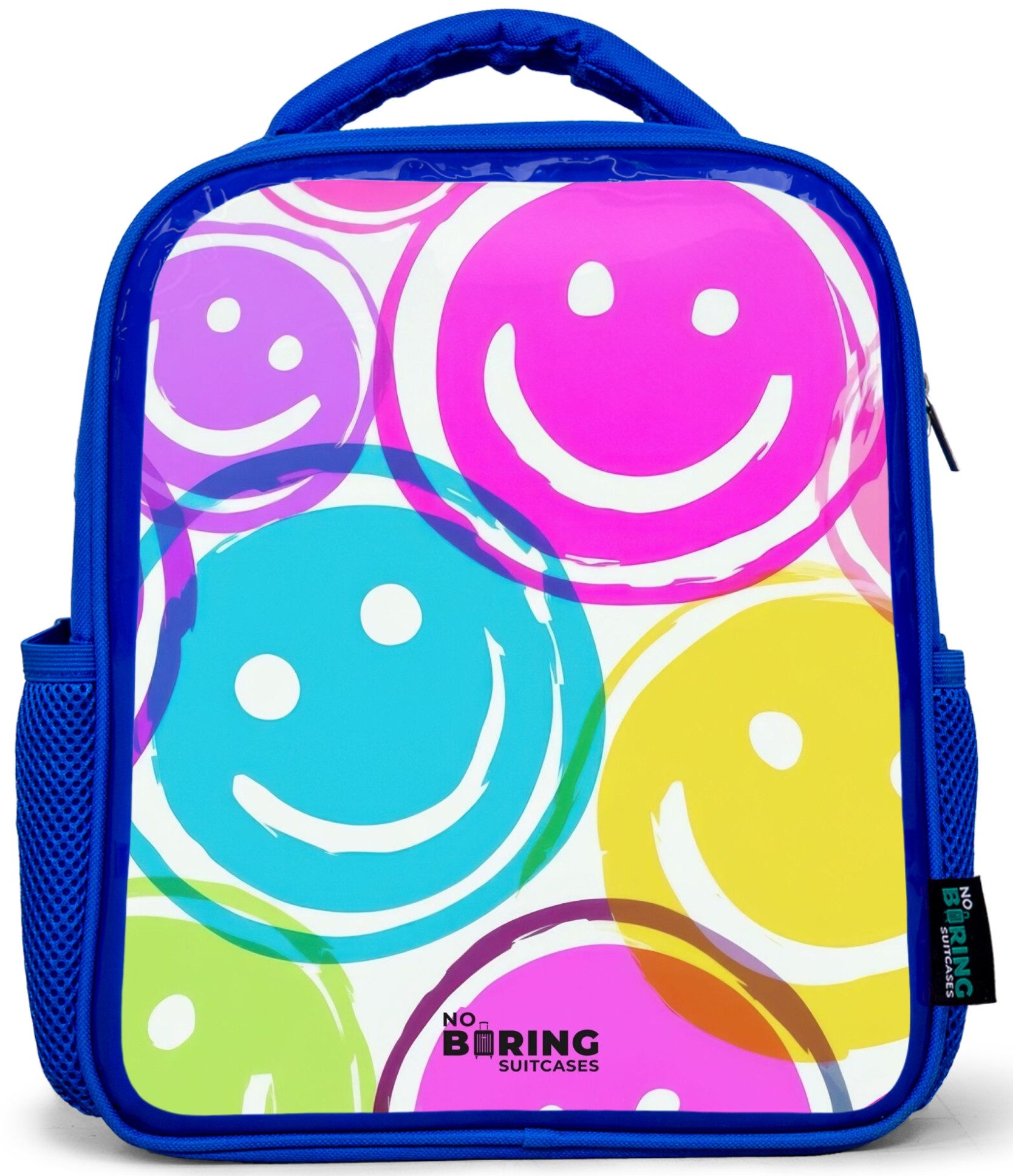 Rucksack Blau - Bunte Lächel-Explosion