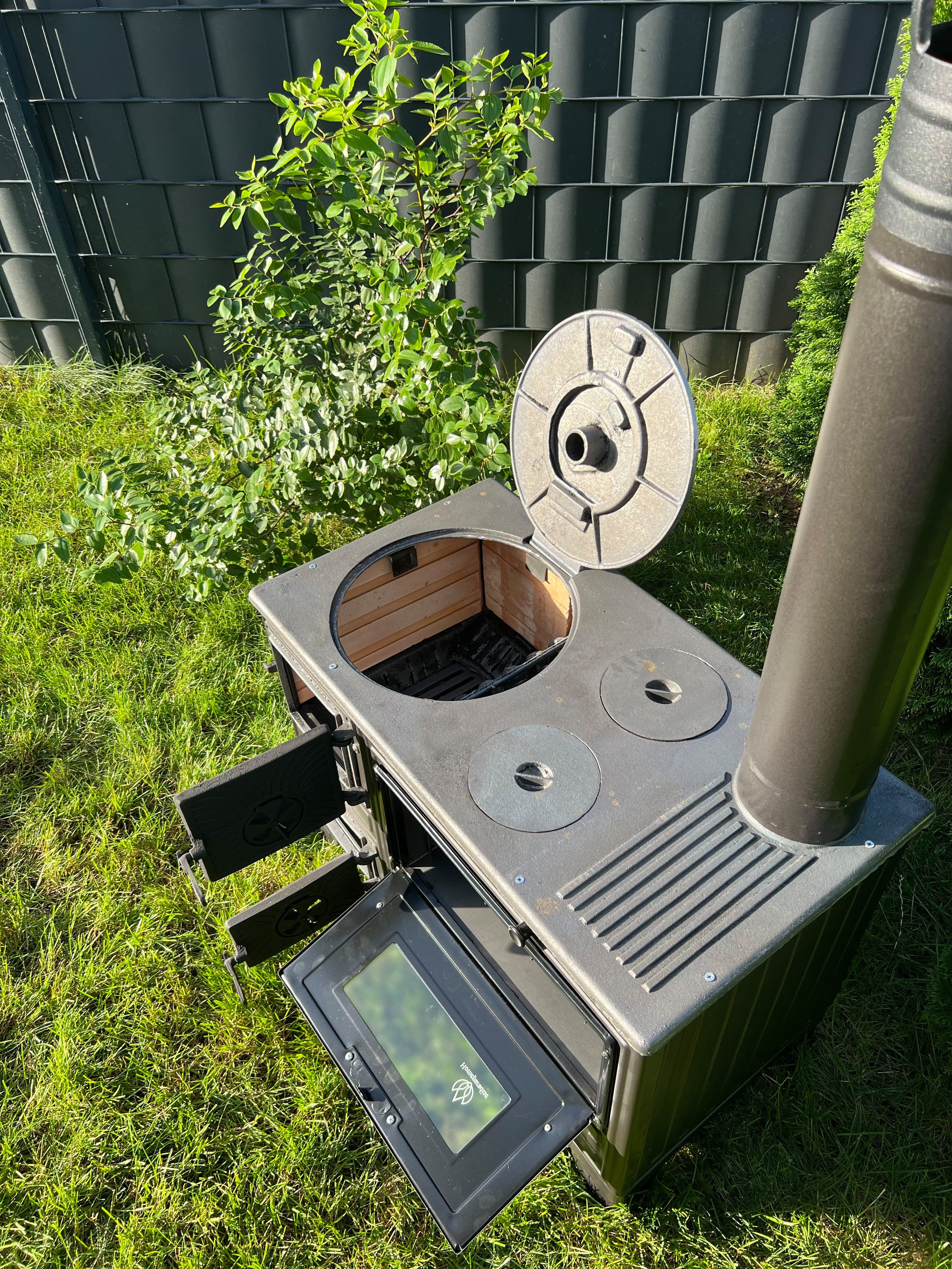 Homeparadise Grillkamin Outdoor Küchenofen Gartenofen Terrassenofen Gartenküche Holzofen Ofen