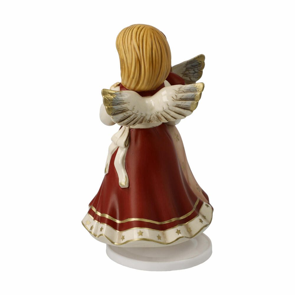 Goebel Engelfigur Fröhliche Weihnachten, Bordeaux, 16 cm