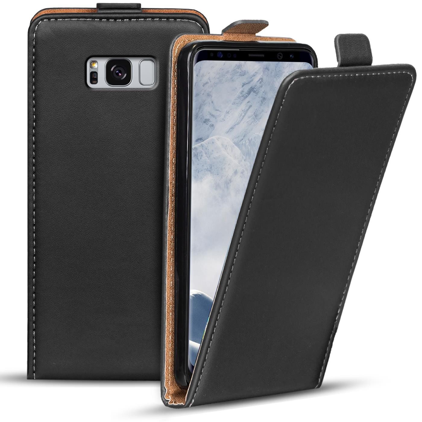CoolGadget Handyhülle Flip Case Handyhülle für Samsung Galaxy S8 5,8 Zoll, Hülle Klapphülle Schutzhülle Flipstyle Cover Tasche