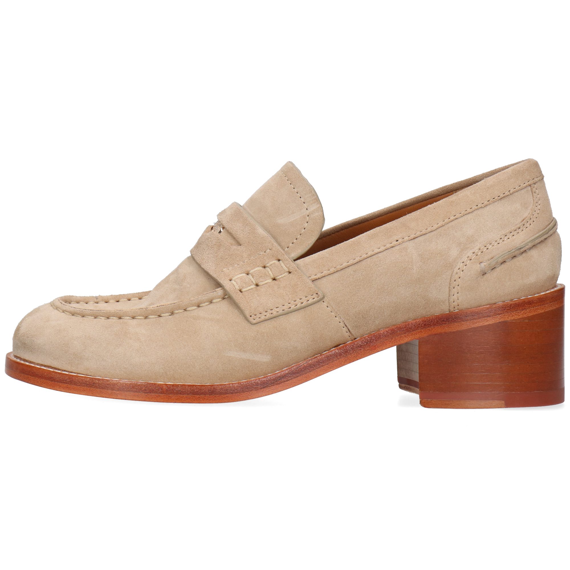 Melvin & Hamilton Imke 1 Leder-Loafers für Damen Loafer Block-Absatz, Echtes Leder