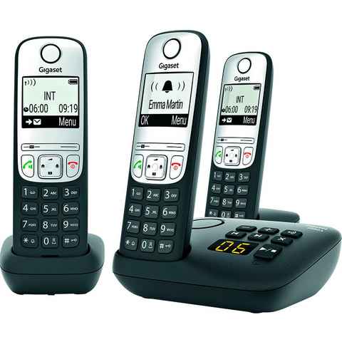 Gigaset A690A Trio Schnurloses DECT-Telefon (Mobilteile: 3)